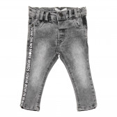 Pantaloni din denim pentru băieți, gri Birba 117083 