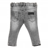 Pantaloni din denim pentru băieți, gri Birba 117084 2