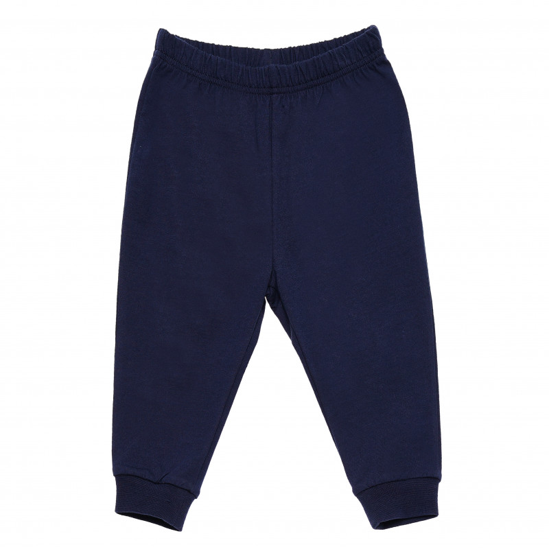 Pantaloni de bumbac pentru băieți, bleumarin  117149