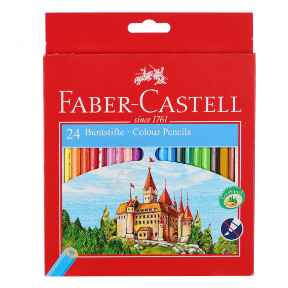 Creioane, 24 culori Faber Castell 117254 2