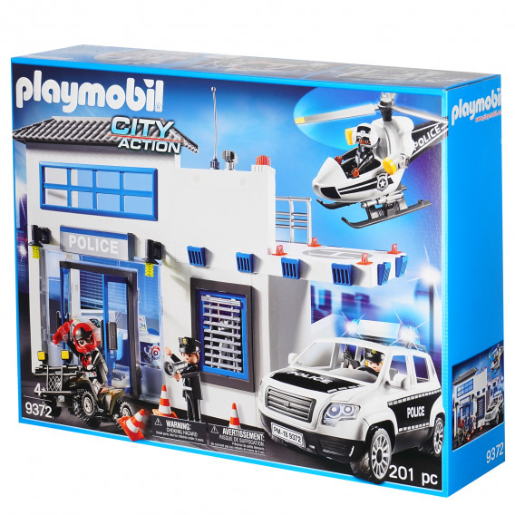 Constructor Post de poliție cu 201 de piese Playmobil 117360 3