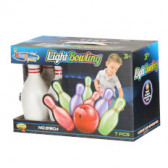 Set de bowling cu lumini LED - 7 bucăți King Sport 117793 4