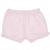 Pantaloni scurți din bumbac pentru  fetițe, roz Chicco 117887 2