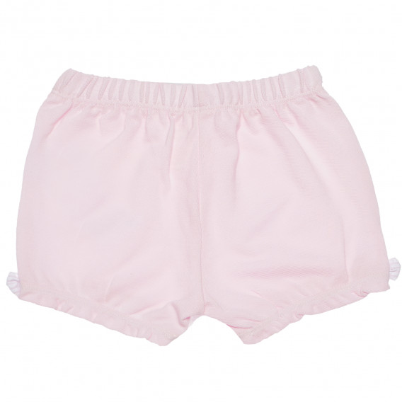 Pantaloni scurți din bumbac pentru  fetițe, roz Chicco 117887 2