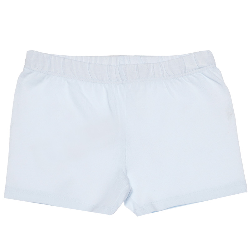 Pantaloni scurți din bumbac pentru băieți, albi  117889