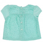 Bluză de bumbac, verde cu imprimeu, pentru fetițe Chicco 117957 2