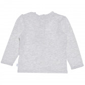 Bluză gri, cu inimi colorate, pentru fete Chicco 118075 2