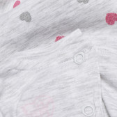 Bluză gri, cu inimi colorate, pentru fete Chicco 118076 3