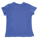 Tricou din bumbac pentru copii, inimă albastră Chicco 118079 2