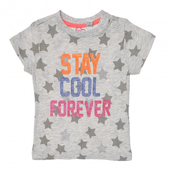 Tricou pentru copii, steluțe gri Chicco 118082 