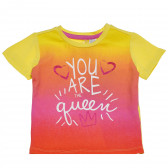Tricou din bumbac pentru bebeluși, cu inscripția 'You are the queen" Chicco 118090 