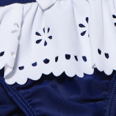 Costum de baie pentru fete, albastru cu alb Chicco 118219 3