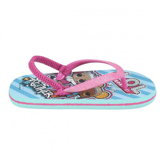 Flip-flops cu imprimeu Lol, pentru fete LOL 118897 5