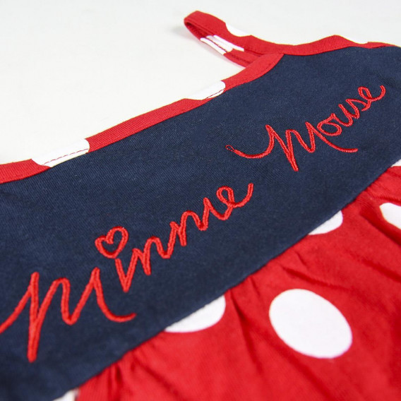 Rochie din bumbac cu imprimeu Minnie pentru fete Minnie Mouse 119038 3