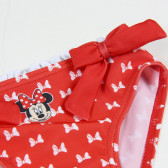 Costum de baie cu panglici și imprimeu Minnie pentru fete Minnie Mouse 119079 3
