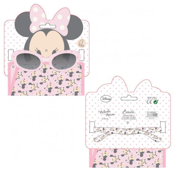 Ochelari de soare pentru fete, roz, temă Minnie Minnie Mouse 119149 2