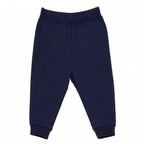 Pantaloni de bumbac pentru băieți, bleumarin Idexe 120157 4
