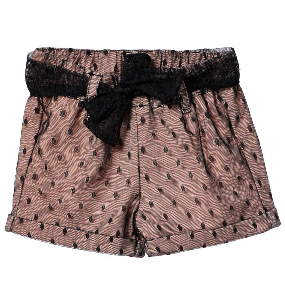 Pantaloni scurți pentru copii, roz / negru Birba 120246 4