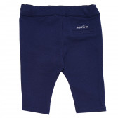 Pantaloni de bumbac pentru băieți, albaștri cu nasture Birba 120251 6