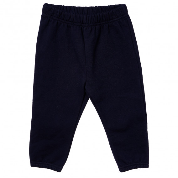 Pantaloni de bumbac pentru bebeluși, bleumarin Idexe 120321 