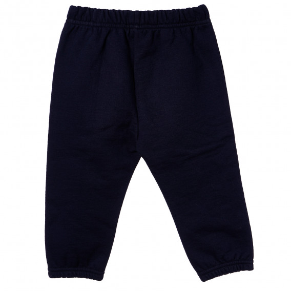 Pantaloni de bumbac pentru bebeluși, bleumarin Idexe 120322 2