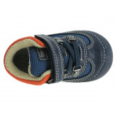 Pantofi cu bandă velcro pentru băieți, albastru și portocaliu Beppi 12209 3