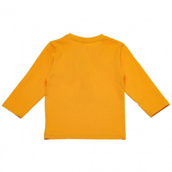 Bluză din bumbac cu mânecă lungă, pentru băieți, portocaliu Idexe 123400 2