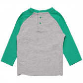 Bluză imprimată, cu mâneci lungi  contrastante pentru băieți Birba 123769 2
