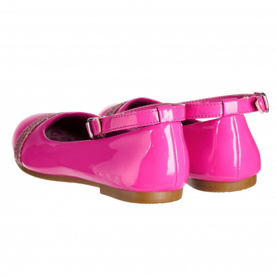 Balerini cu cataramă pentru fete, roz Benetton 124337 2