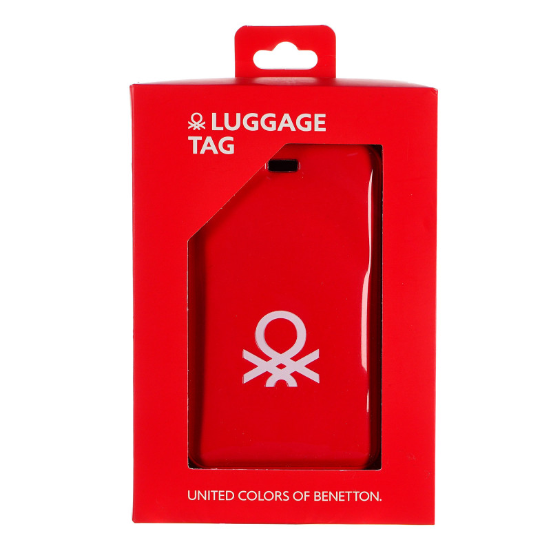 Etichetă pentru bagaje, roșu  124771