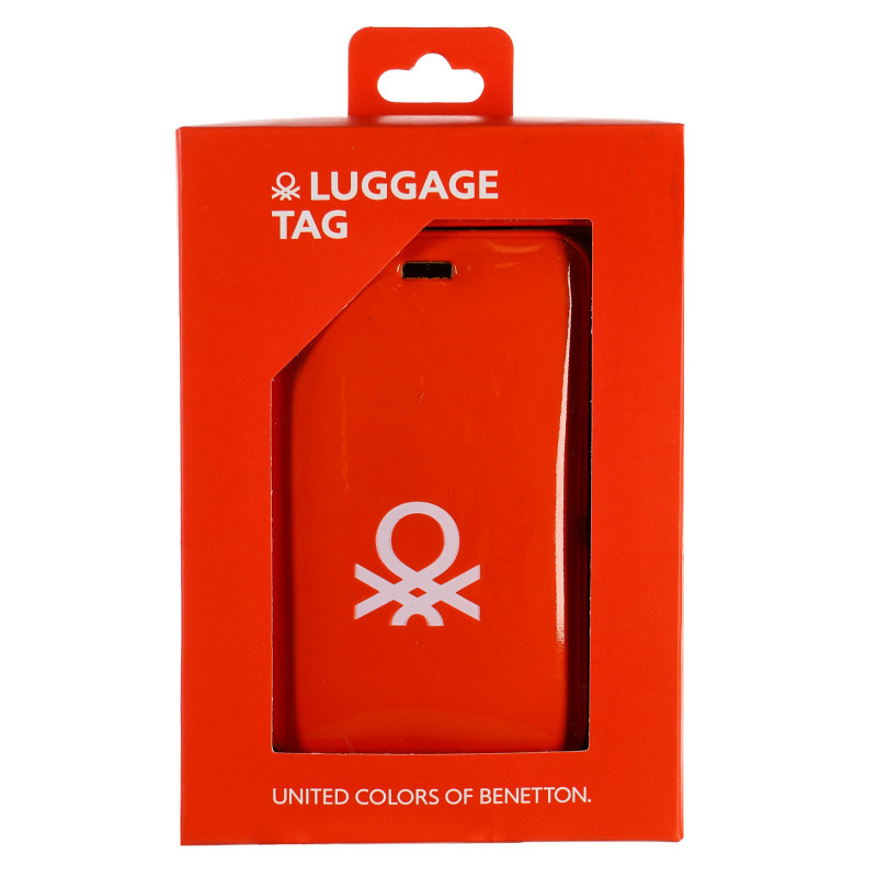 Eticheta pentru bagaje, portocalie  124777