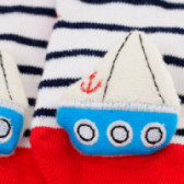 Șosete cu o jucărie moale - o barcă, pentru copii YO! 124908 2