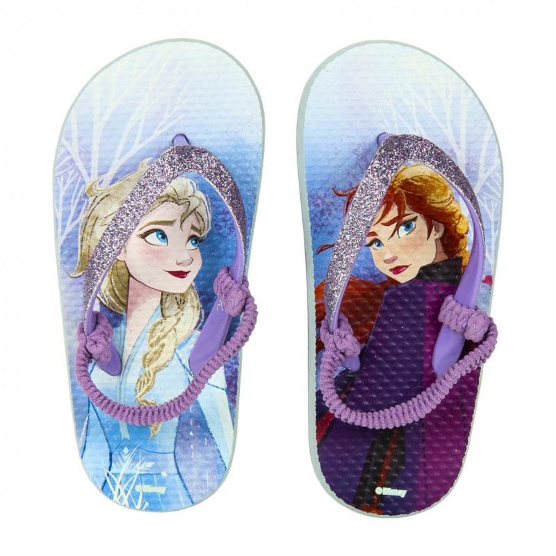Flip-flops cu imprimeu Frozen pentru fete  126571