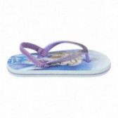 Flip-flops cu imprimeu Frozen pentru fete Frozen 126572 2