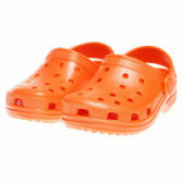 Papuci portocalii, de cauciuc pentru fete Chicco 126609 
