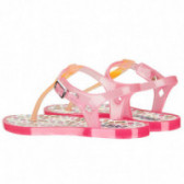 Sandale din silicon, cu barete între degete, pentru fete-roz Chicco 126621 2