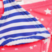 Costum de baie, albastru cu roz,  din două piese pentru fete  Tape a l'oeil 129909 3