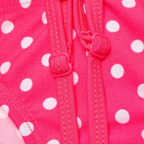 Costum de baie din două piese pentru fete - roz cu punctulețe Tape a l'oeil 129921 3