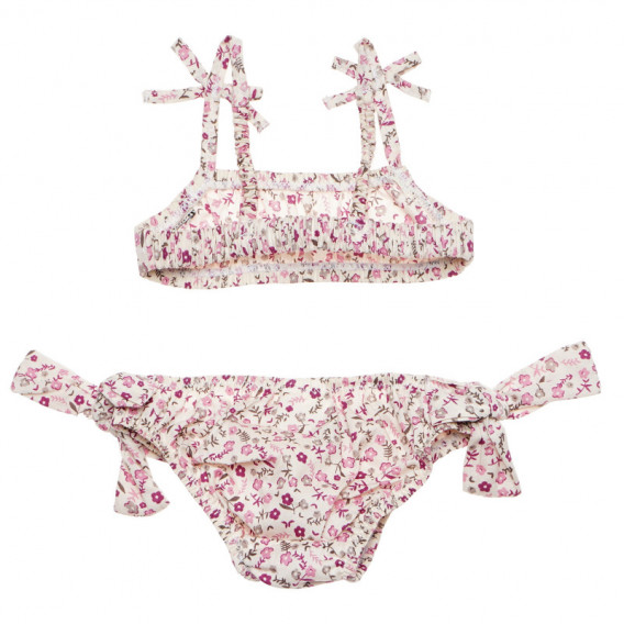 Costum de baie pentru copii din două piese cu imprimeu floral roz Tape a l'oeil Costum de baie pentru copii din două piese cu imprimeu floral roz Tape a l'oeil 129926 4
