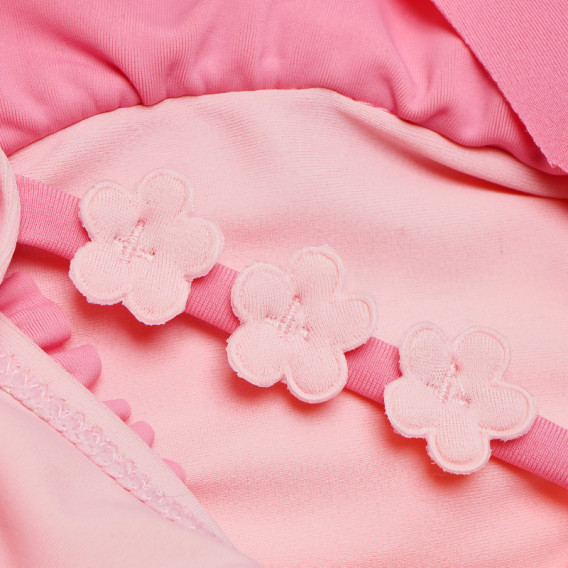 Costum de baie pentru copii din două piese cu flori roz Tape a l'oeil 129933 3