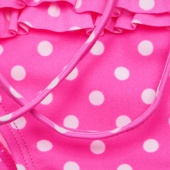 Costum de baie, roz cu buline, pentru copii, din două piese  Tape a l'oeil 129980 3
