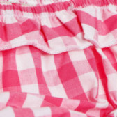Costum de baie, carouri roz, din două piese, pentru fete Tape a l'oeil 130007 2