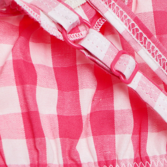 Costum de baie, carouri roz, din două piese, pentru fete Tape a l'oeil 130008 3