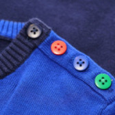 Pulover albastru de bumbac pentru băieți Benetton 130165 8