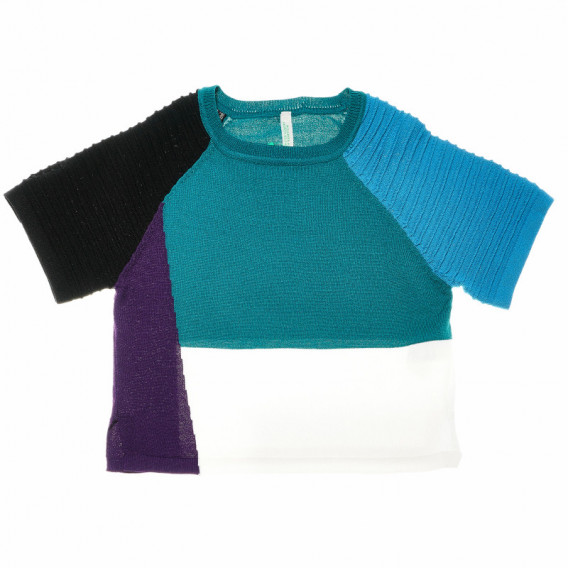 Bluză multicoloră pentru fete Benetton 130307 