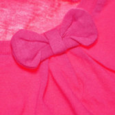 Tricou roz din bumbac pentru fete Benetton 130471 3