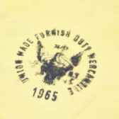 Tricou galben de bumbac, cu mânecă scurtă pentru băieți Benetton 130487 6