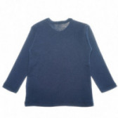 Bluză din bumbac, albastră, cu mâneci lungi pentru băieți Benetton 130782 4