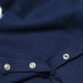 Bluză din bumbac, albastră, cu mâneci lungi pentru băieți Benetton 130784 8