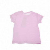 Tricou de bumbac violet pentru fete Benetton 130790 2